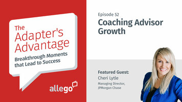 Adapter's Advantage Podcast S01E052: Cheri Lytle