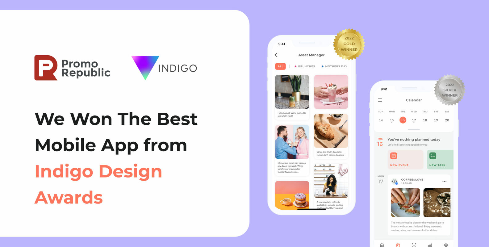 PromoRepublic's Social Selling App Won the Gold at Indigo Design Awards 2022 - PromoRepublic