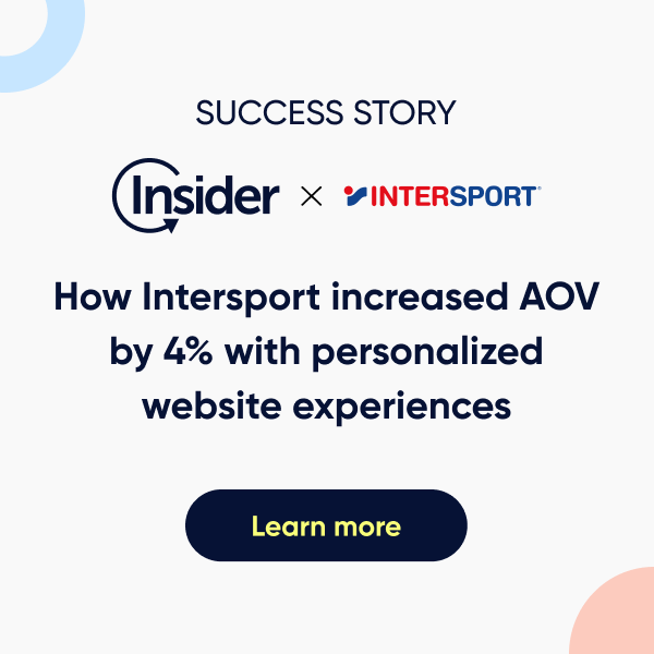 How Intersport increased AOV by 4% with personalized website experiences