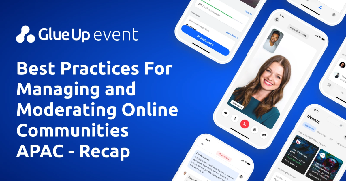 Event Best Practices For Managing and Moderating Online Communities APAC - Recap