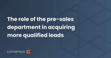 What is the role of the pre-sales department for acquiring more qualified leads?