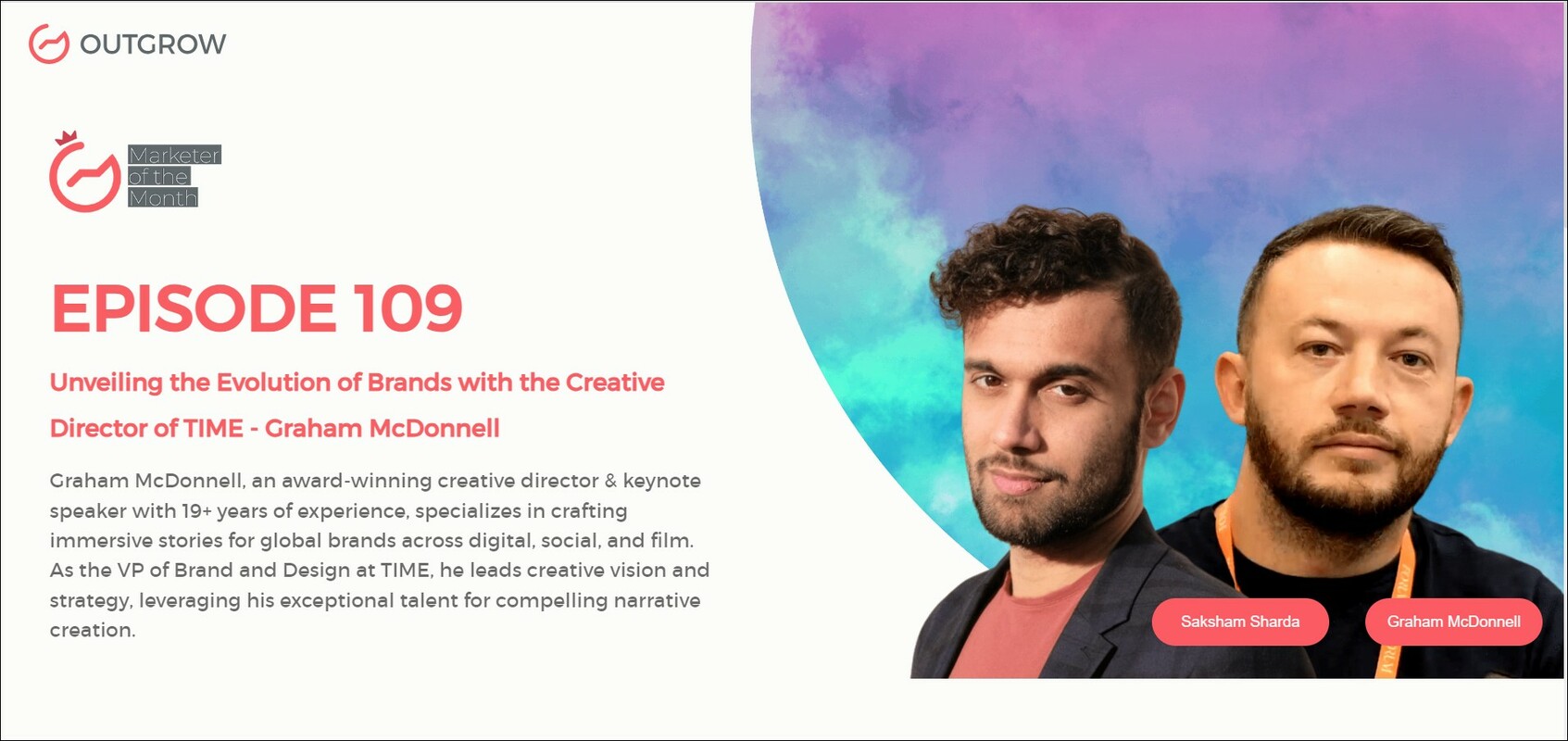 Unveiling the Evolution of Brands With the Creative Director of TIME - Graham McDonnell