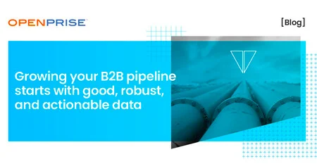 Growing Your B2B Pipeline Starts with Good, Robust, and Actionable Data