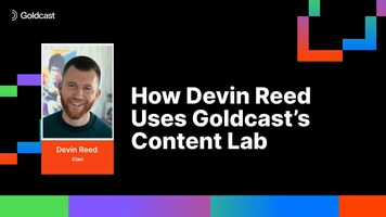 How Devin Reed Uses Goldcast's Content Lab | Event Content Repurposing: AI Summit