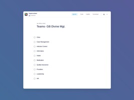 Teams- GB Divine Mgt. Template