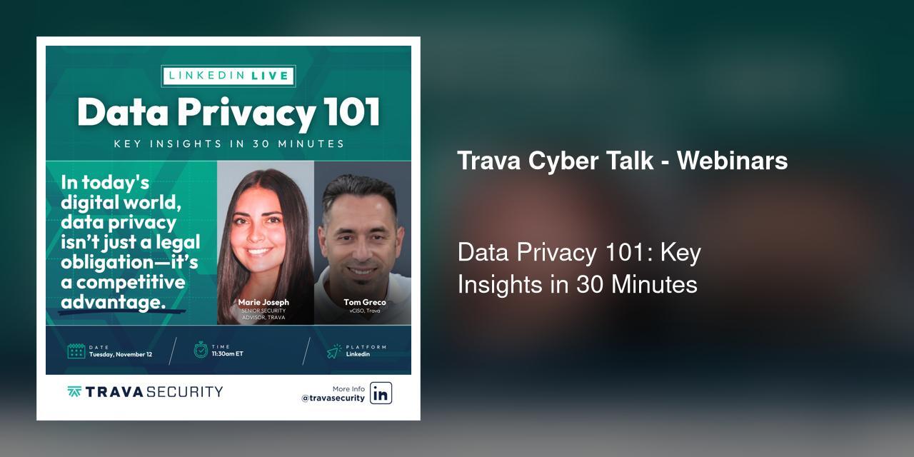 Data Privacy 101: Key Insights in 30 Minutes