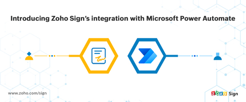 Introducing Zoho Sign's integration with Microsoft Power Automate
