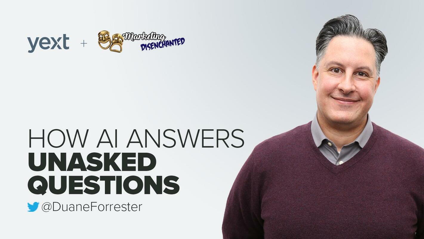 Duane Forrester Explores Artificial Intelligence on Marketing Disenchanted