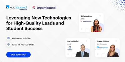 Leveraging New Technologies for High-Quality Leads and Student Success