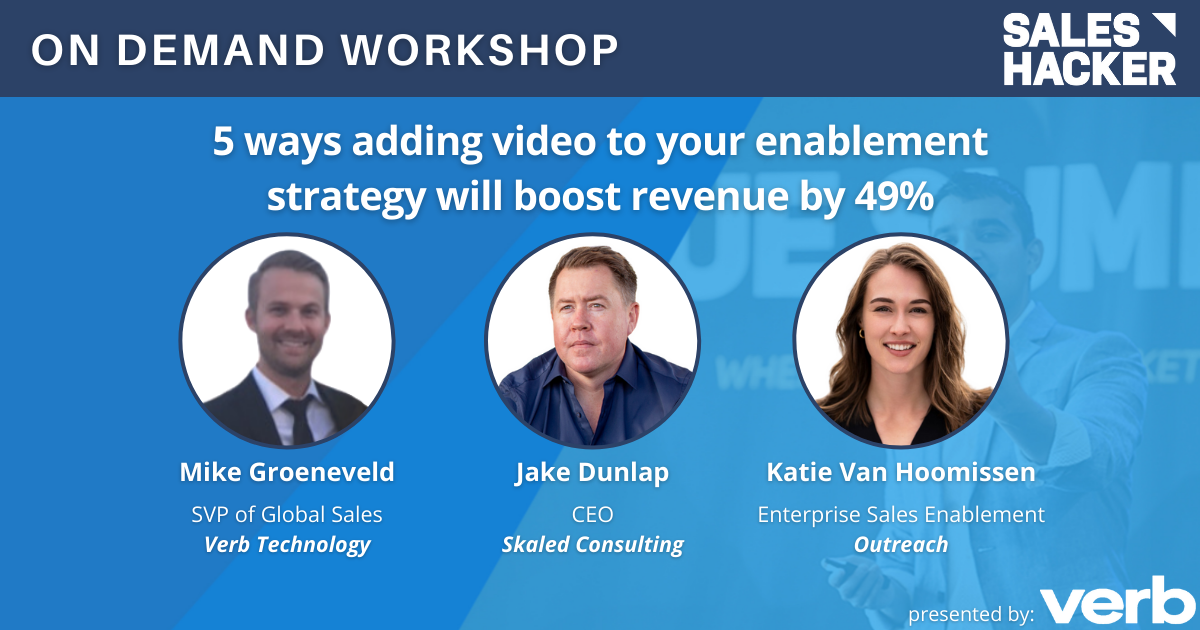 5 Ways Adding Video To Your Enablement Strategy Will Boost Revenue By 49%