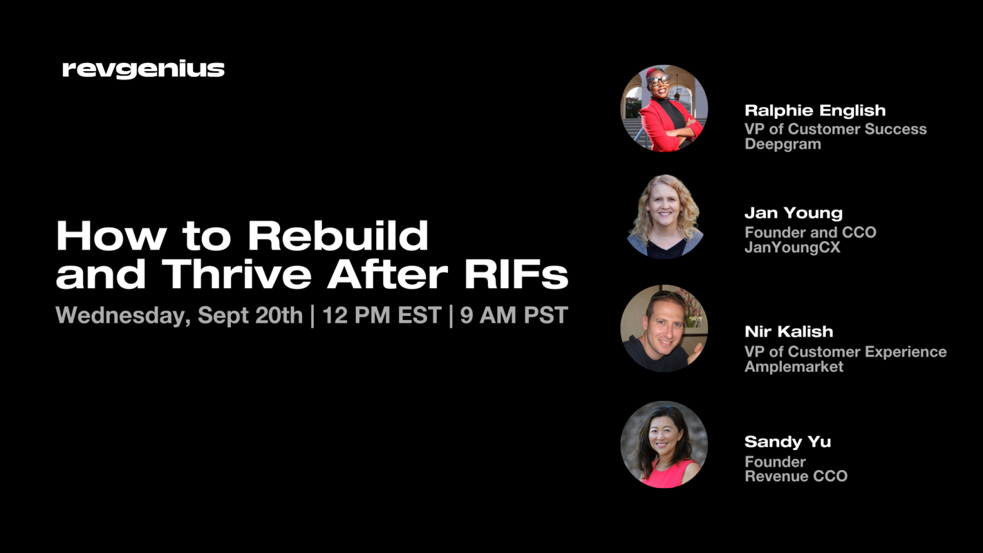 RevGenius - #1 Business Webinars - Adaptive Growth Strategies after RIFs