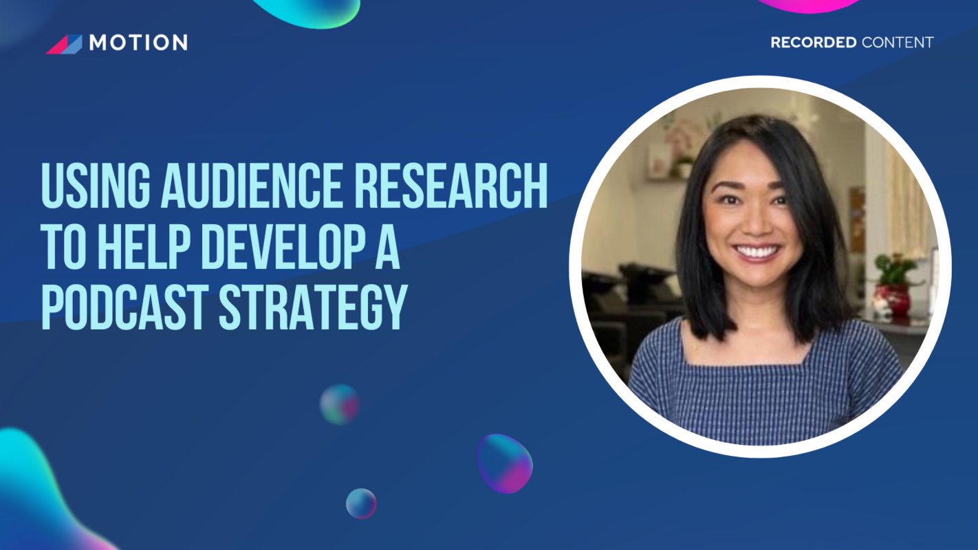 Using audience research to help develop a podcast strategy with Amanda Natividad