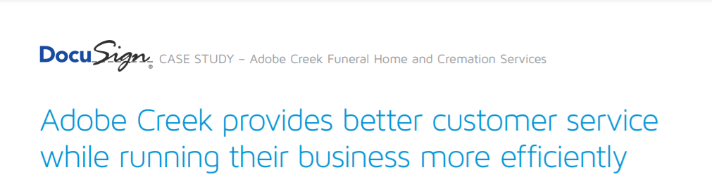 Adobe Creek provides better customer service while running their business more efficiently