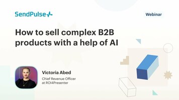 How to sell complex B2B products with a help of AI