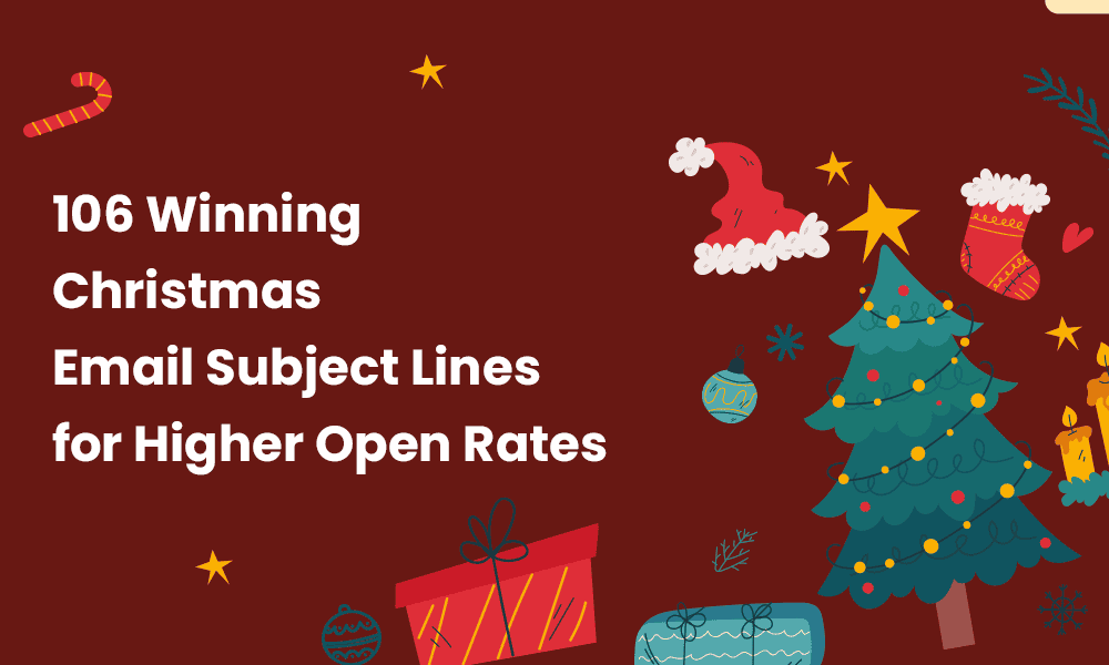106 Winning Christmas Email Subject Lines for Higher Open Rates