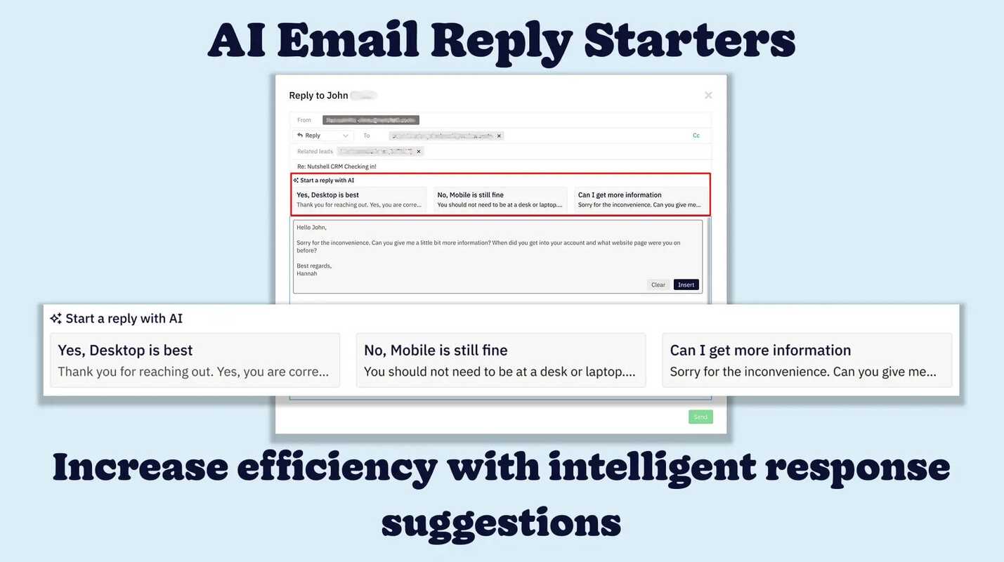 Save Time With AI Email Reply Starters in Nutshell