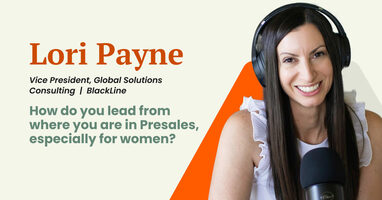 How do you lead from where you are in Presales, especially for women?