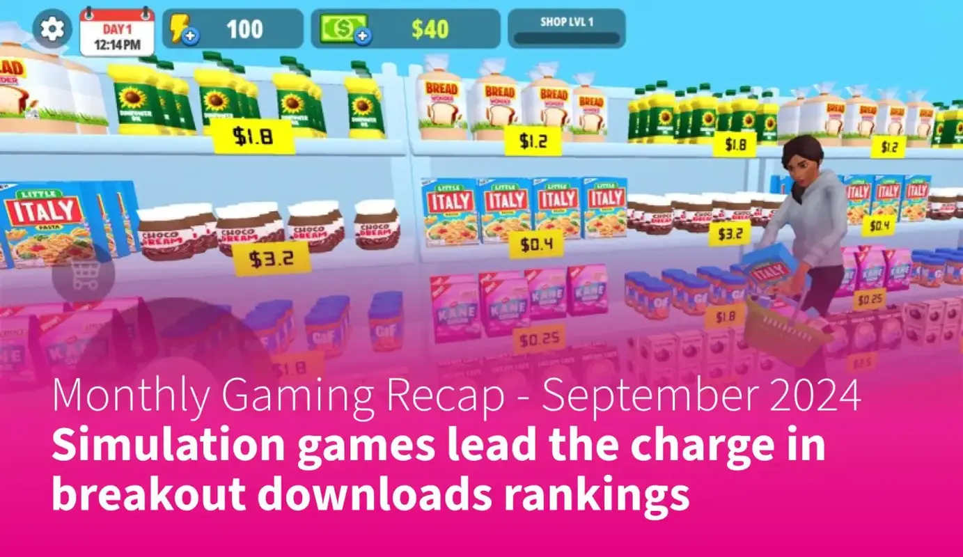 Simulation games lead the charge in breakout downloads rankings