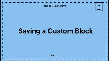 Splash Designer Pro: Saving a Custom Block | Event Branding & Design