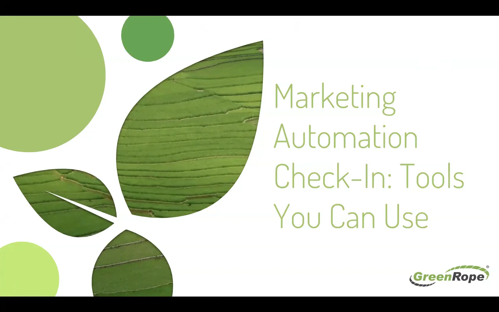GreenRope's Marketing Automation Check-In
