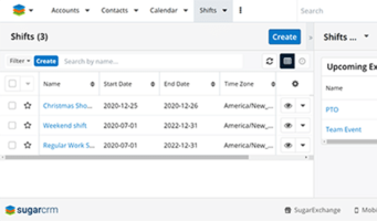 Managing Support Rep Shifts in Sugar Serve