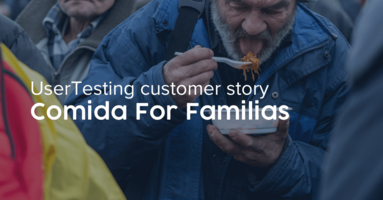 Comidas For Familias + UserTesting