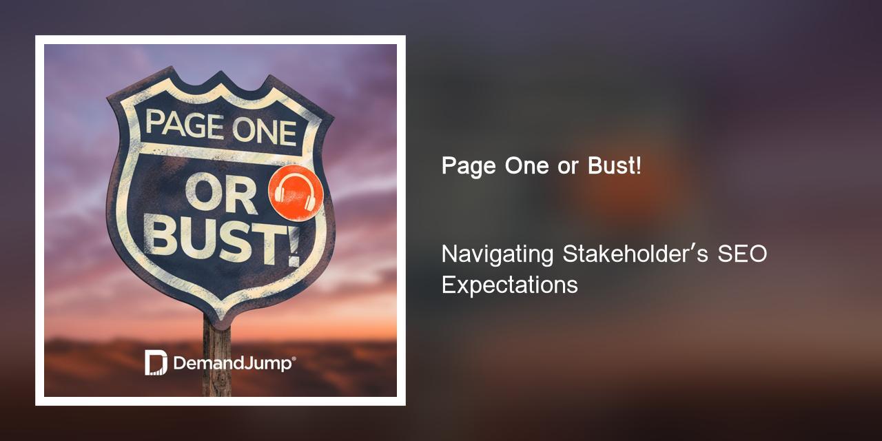 Navigating Stakeholder's SEO Expectations