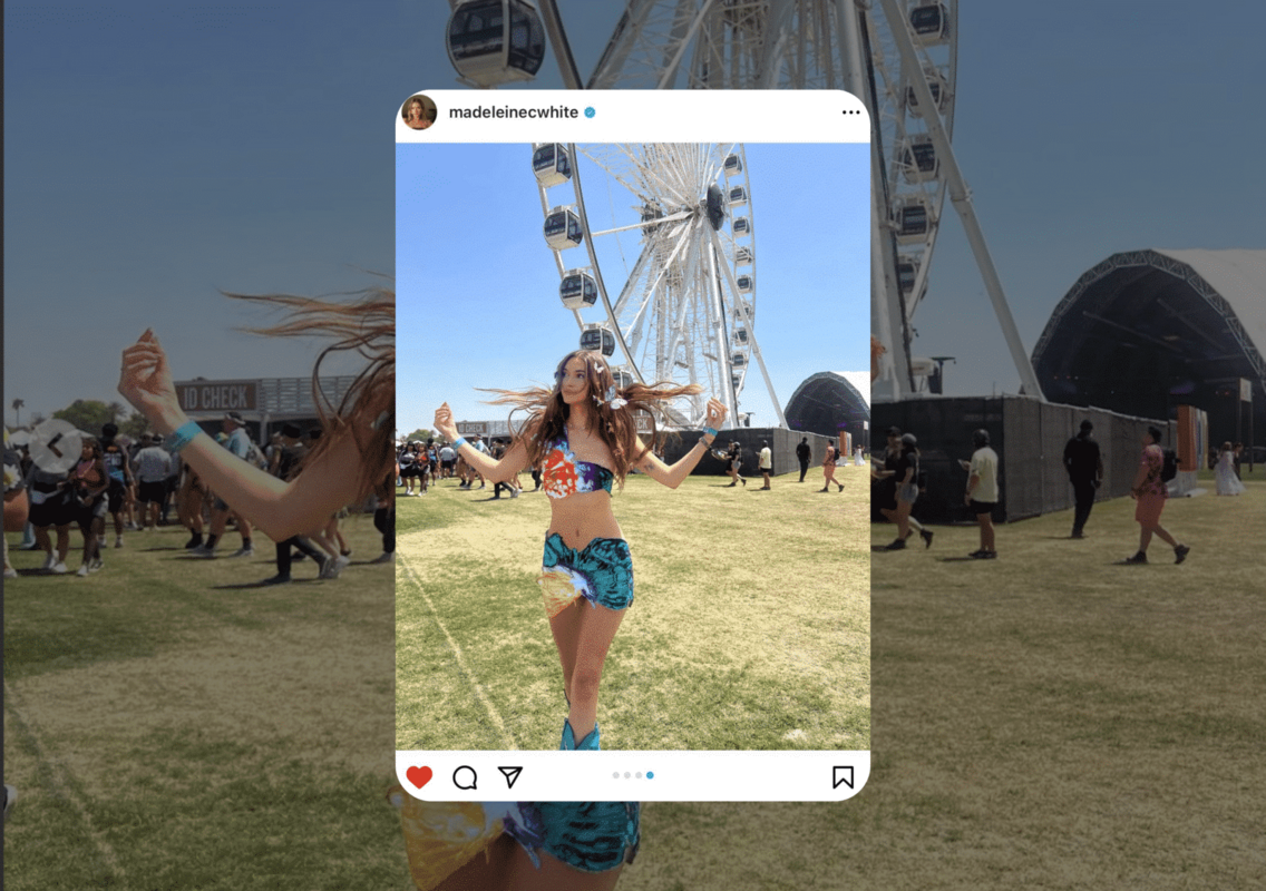 KnowyourMIV® with Madeleine White at Coachella Festival 2023