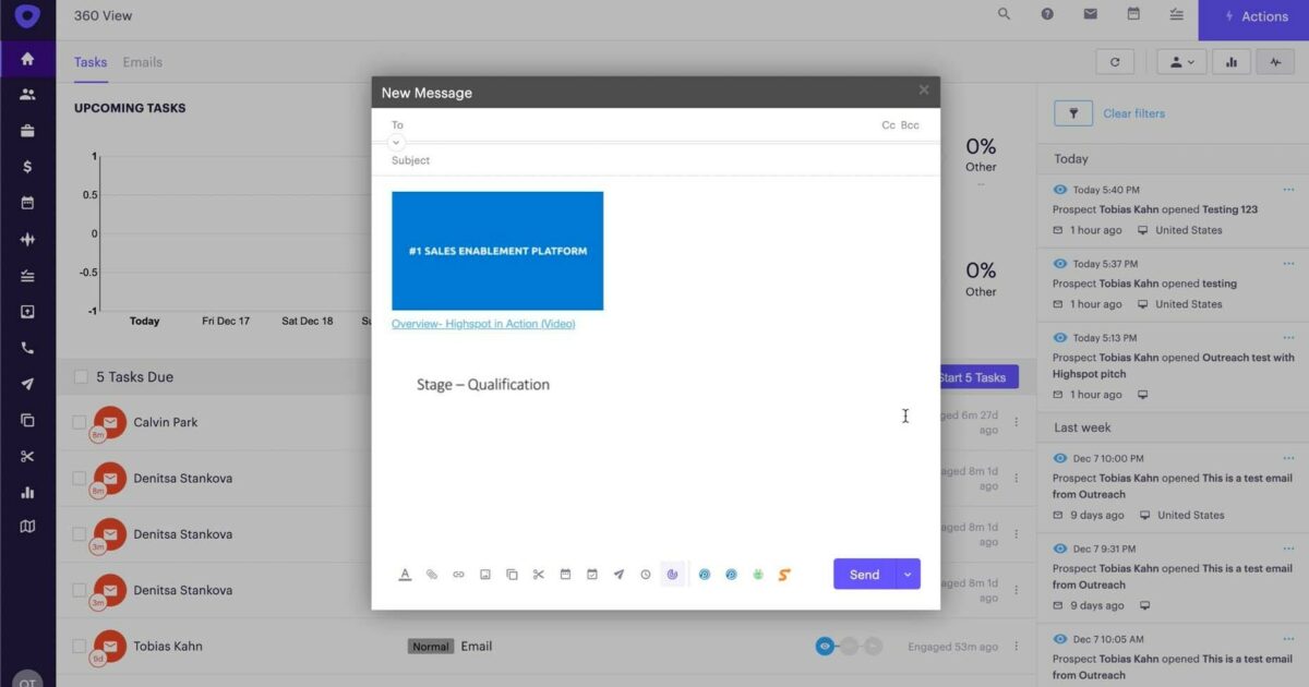 Increase your sales rep performance with Outreach's new Highspot...