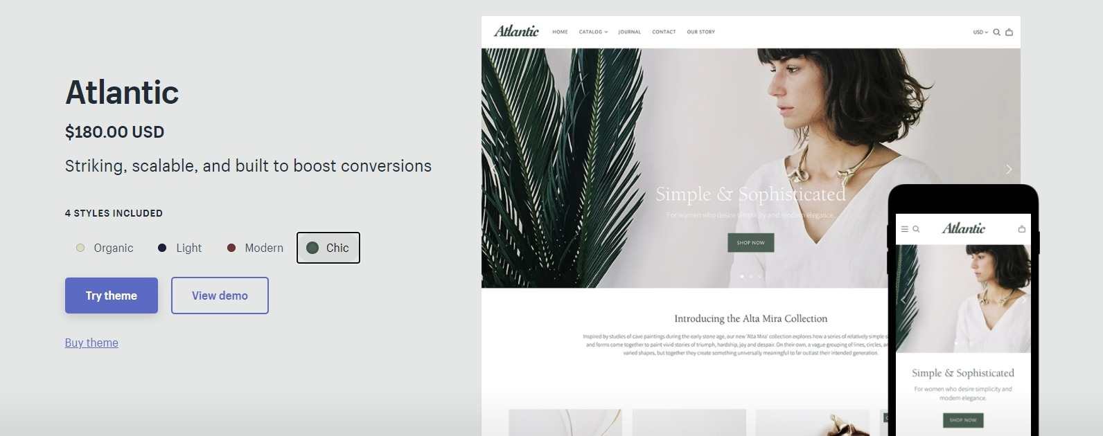 Shopify Atlantic Theme Review: Features, Pricing & Supports