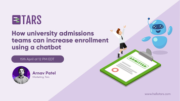 How university admissions teams can increase enrollment using a chatbot