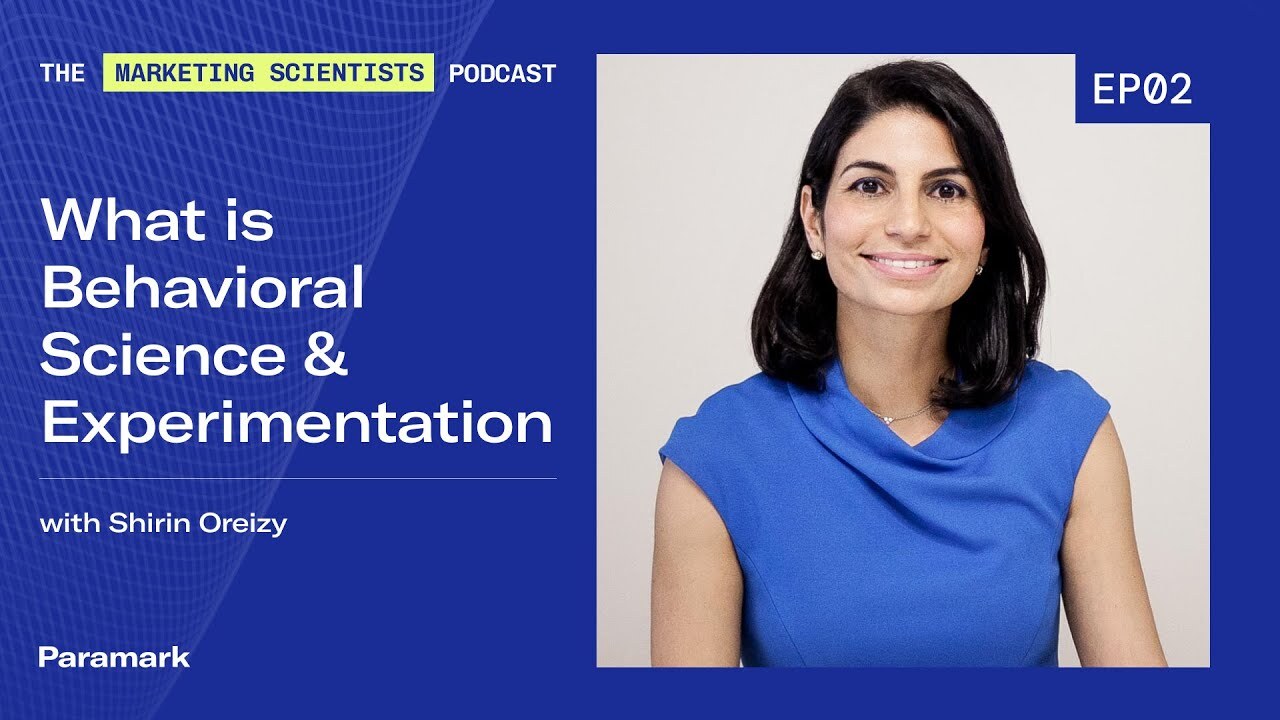 What is behavioral science and experimentation with Shirin Oreizy