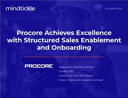 How Procore Achieved 90% Adoption of Content + Sales Enablement Technology