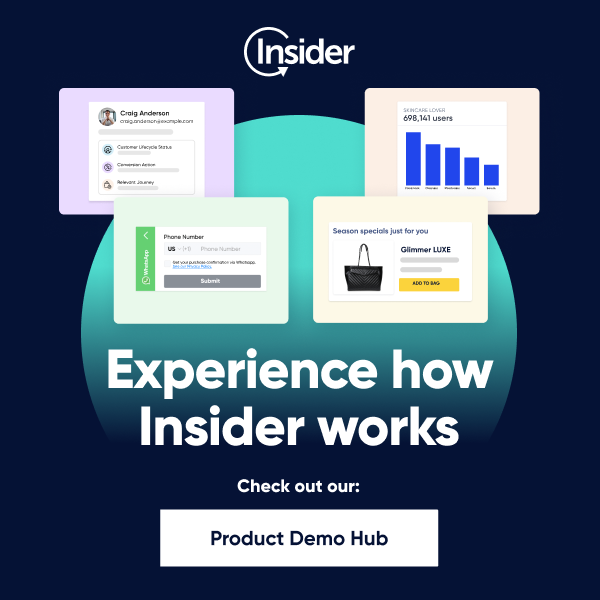 Insider's Product Demo Hub | Interactive demos & platform videos