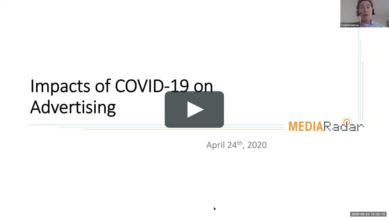 Webinar - Tea with Todd: An Insider's Look at Changes in Consumer Advertising April 23, 2020