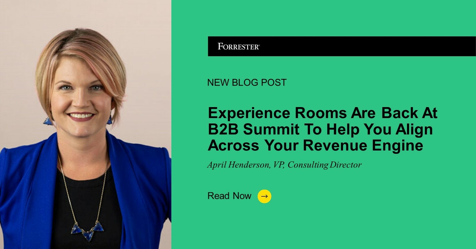 Experience Rooms Are Back At B2B Summit To Help You Align Across Your Revenue Engine