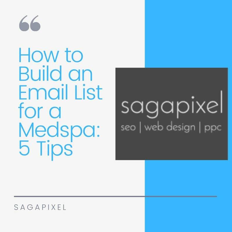 Flame in Sagapixel: "How to Build an Email List for a Medspa: 5 Tips"