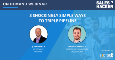 3 Shockingly Simple Ways to Triple Pipeline