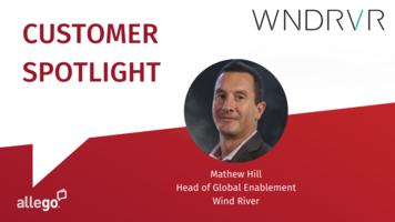 Allego Customer Spotlight: Wind River Evolves Sales Enablement
