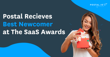 Postal Receives Best Newcomer at The SaaS Awards