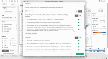 New from Quill for Tableau: Apply Context for Dynamic Quill Stories