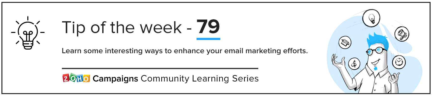 Tip of the week 79 - Five tips to write an engaging welcome email