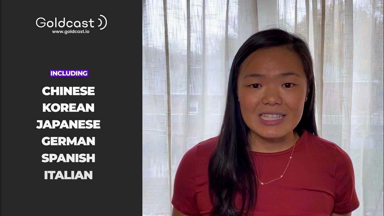 Virtual events in multiple languages