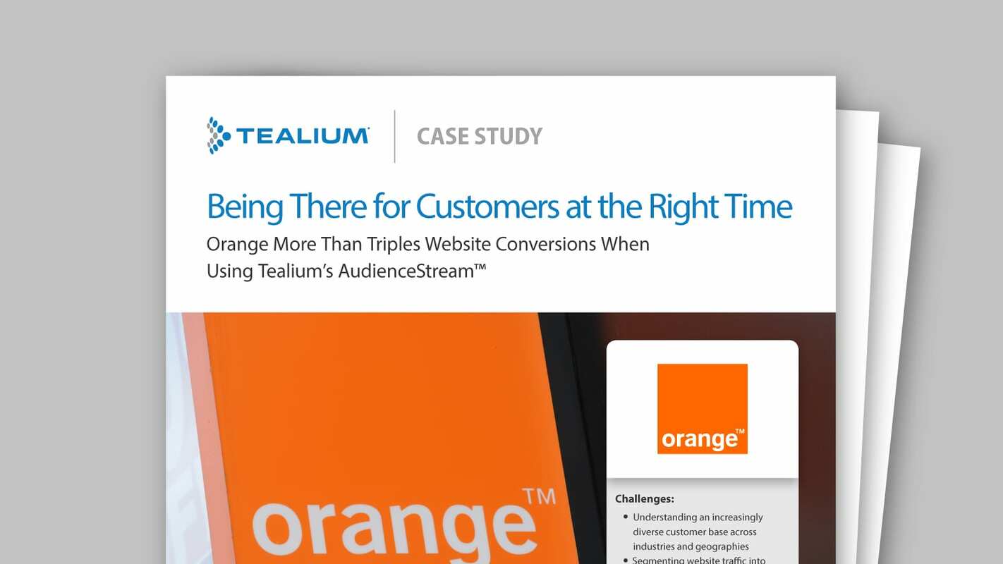 Orange Being There for Customers at the Right Time