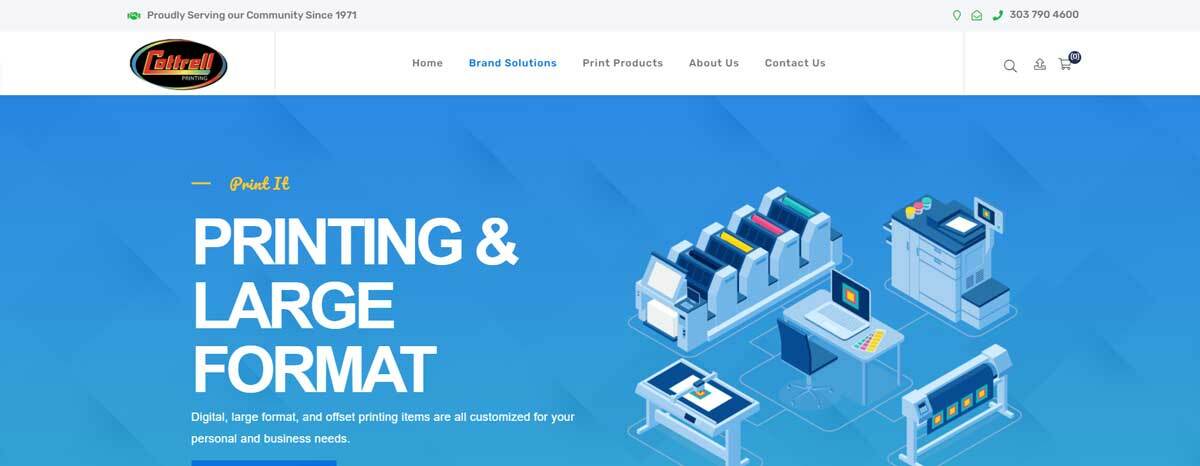 Cottrell Printing: A strong online presence for a family-owned print needs business - Case Studies and Success Stories