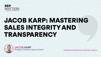 Jacob Karp: Mastering Sales Integrity and Transparency