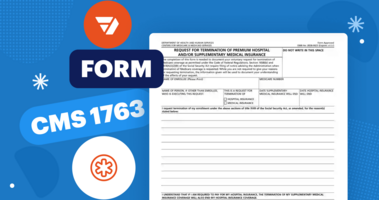 CMS 1763 Form: Termination of Premium Hospital and/or Supplementary Medical Insurance