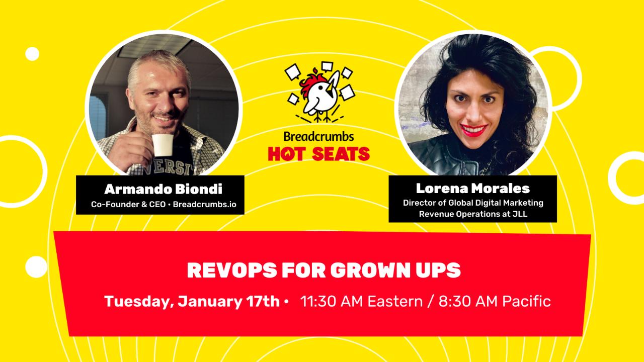 [Hot Seats] RevOps for Grownups with Lorena Morales