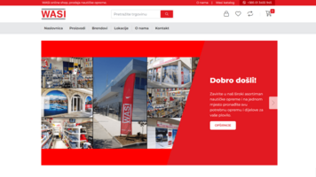 eCommerce solution for WASI Nautical store, a brand under the German Würth Group