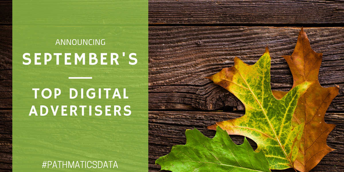 September's Top Digital Advertisers 2015